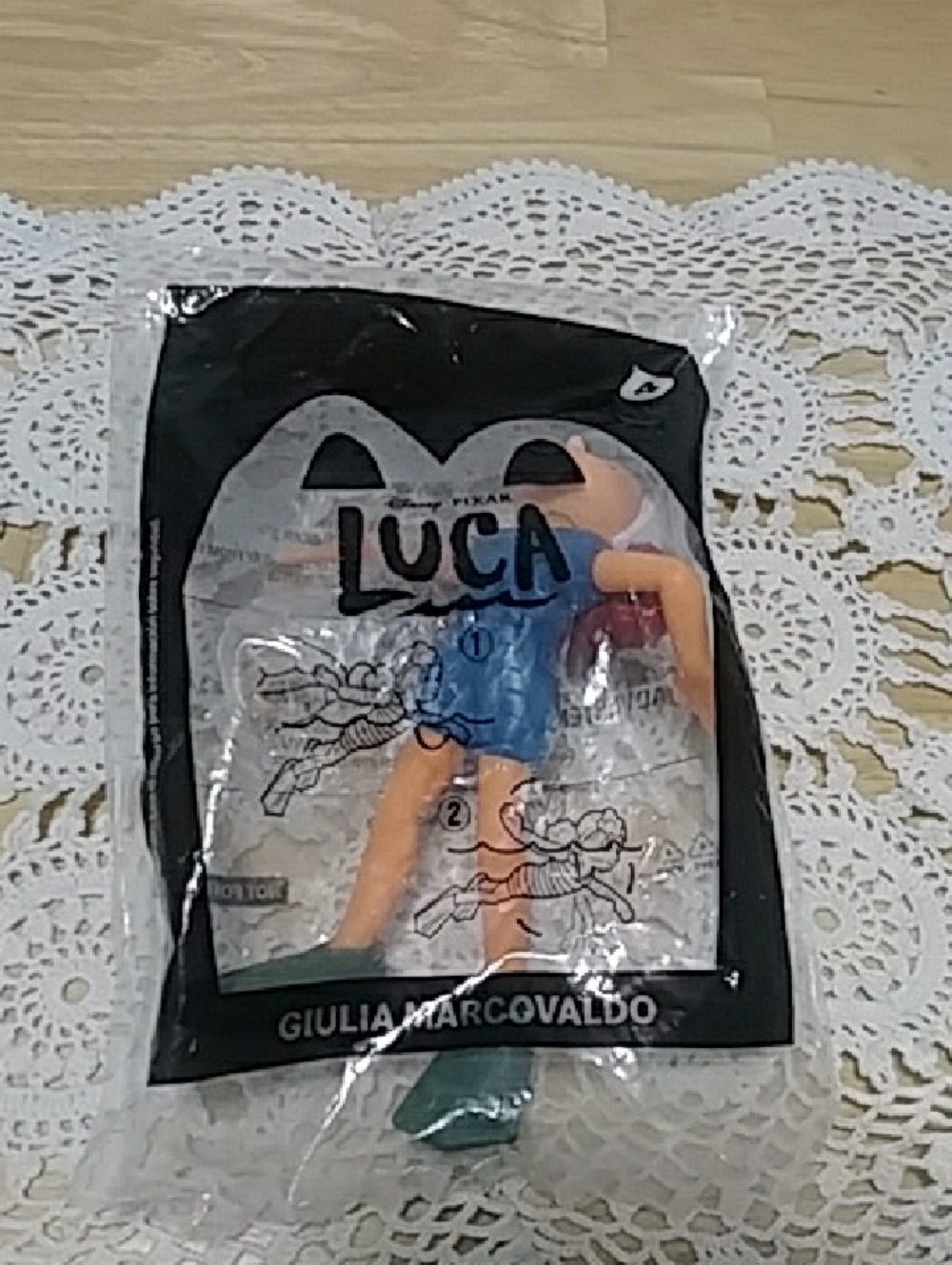 McDonald's Disney Pixar Luca #4 Happy Meal Toy Guilia Marcovaldo figure